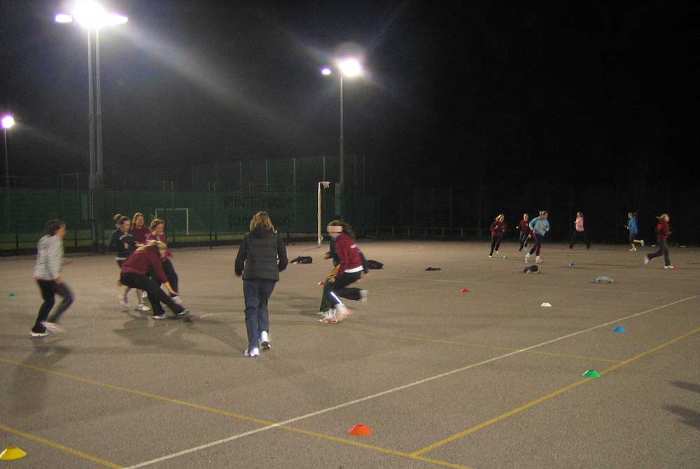 Taunton Netball Club circle agility