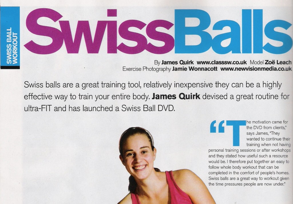 ultra-FIT Swiss ball workout James Quirk