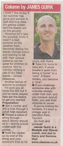 Somerset County Gazette Family Life Column-Autumn Fun