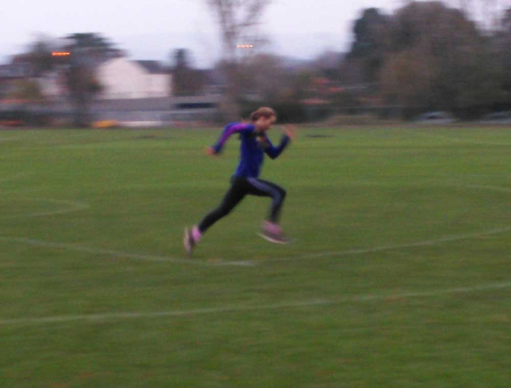 Robyn in Winter Training