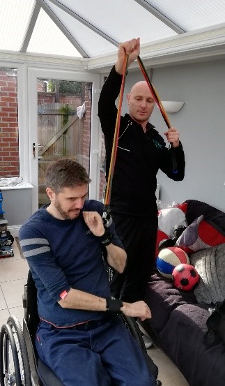 Stu Wright Keeping Fit With His Personal Trainer In Taunton